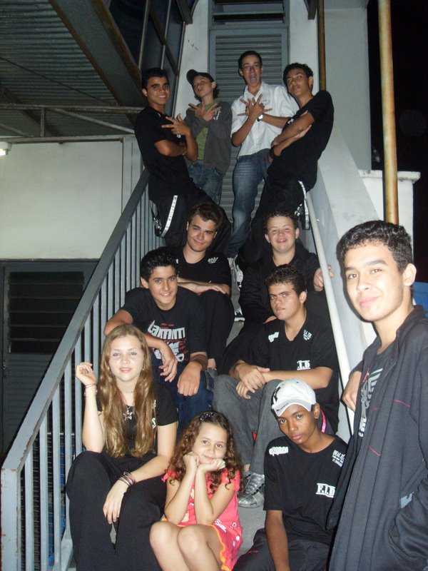 Resolveram tirar foto juntos